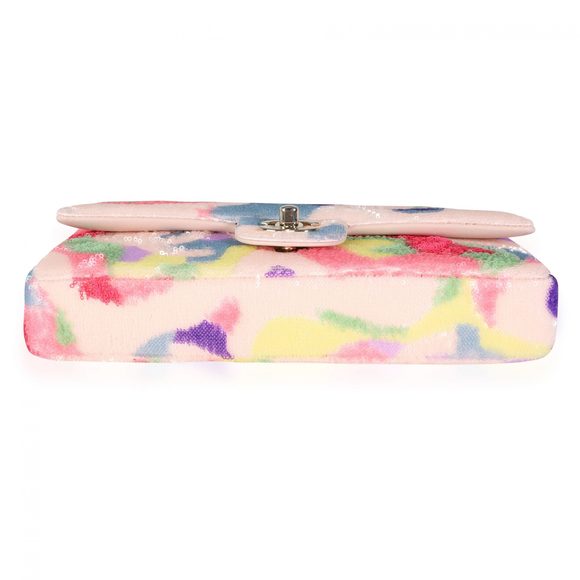 Chanel Multicolor Sequin Camouflage Single Flap Bag - Picture 5 of 8